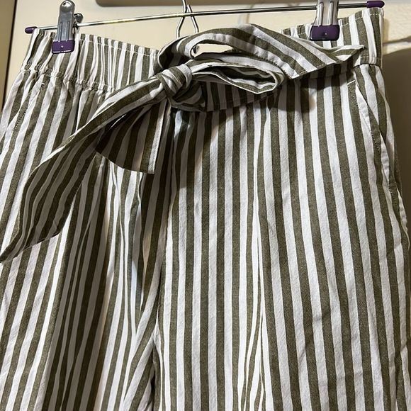 Zara striped cotton pants - Picture 2 of 5